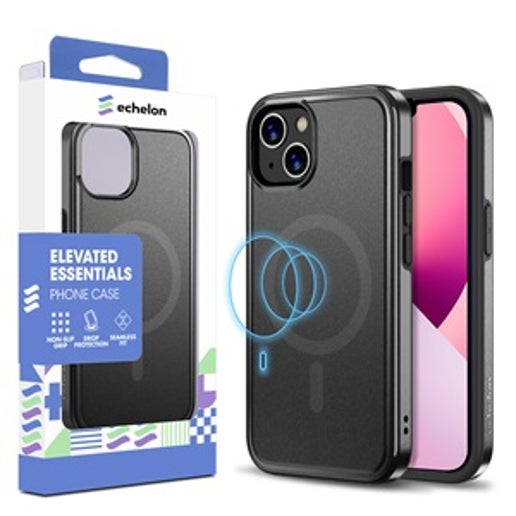 echelon - Fuse Series w/ MagSafe Case for Apple iPhone 13 / 14 (Black)