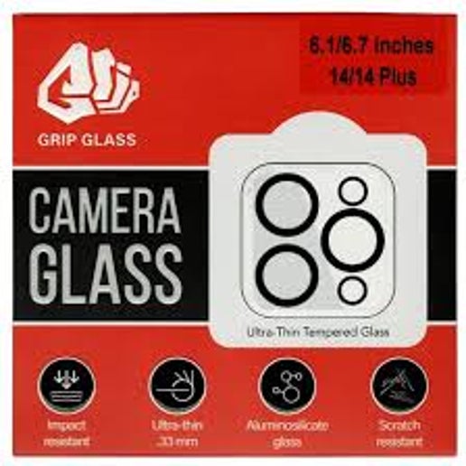 Grip Glass - Tempered Glass Camera Protector for iPhone 14 / 14 Plus