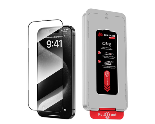 Grip Ultra - Tempered Glass Screen Protector for iPhone 13 Pro Max/14 Plus (10 Pack)