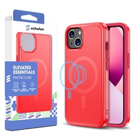 echelon - Fuse Series w/ MagSafe Case for Apple iPhone 13 / 14 (Red)